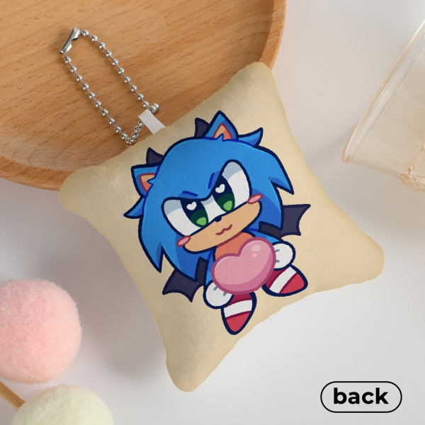 Sonic Pillow Keychains