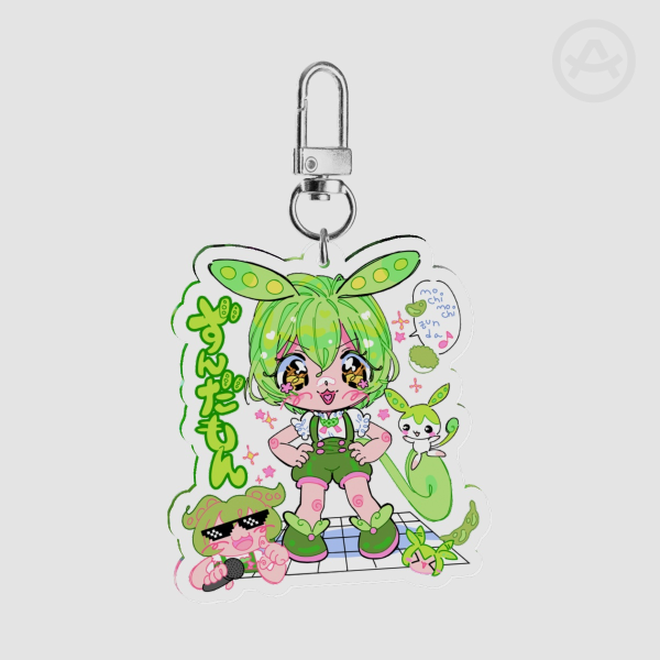 Classic Zundamon ♡ acrylic keychain