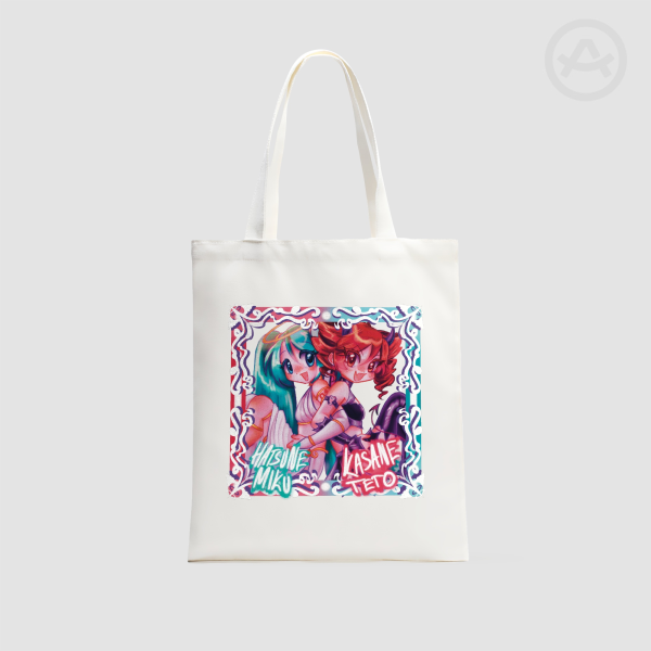 Miku Teto Canvas Tote Bags - 13.7″x15.7″(35x40cm)