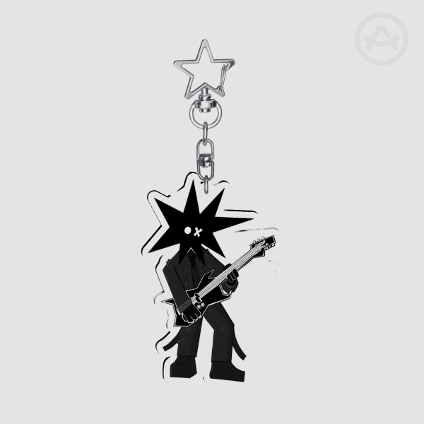 Spikey Acrylic Keychain