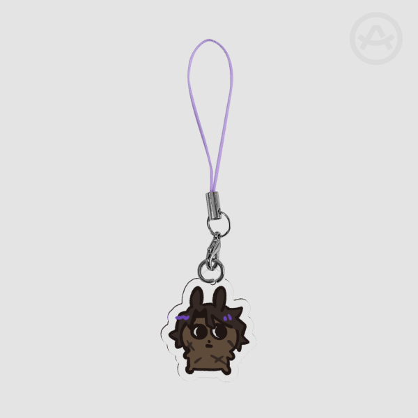 Heathcliff Gummy Rabbit phone charm