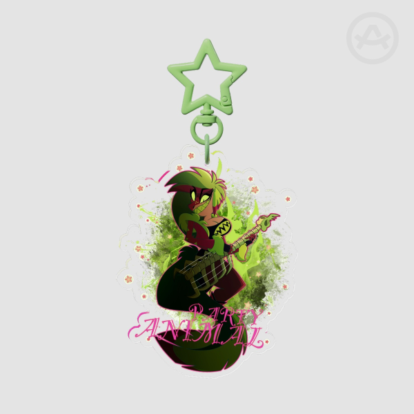 Party Animal Acrylic Keychain