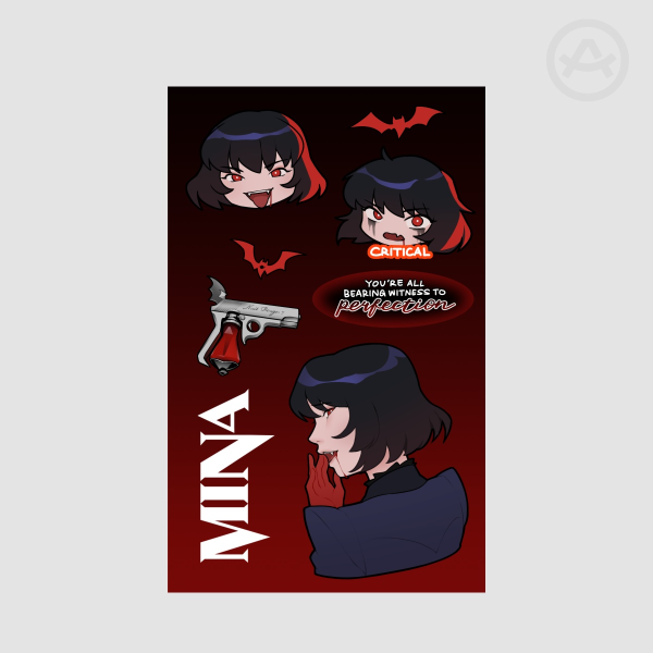 Deadlock Mina Ha Sticker Sheet