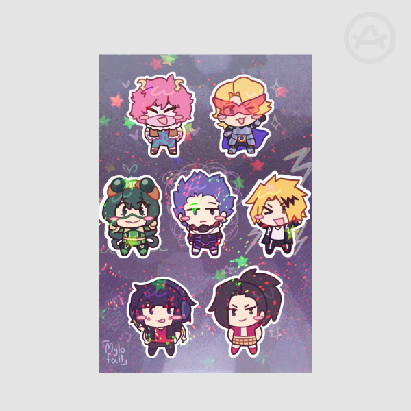 Mha Sticker sheet