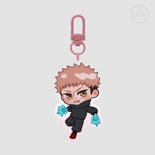 Itadori Yuji Clear Acrylic Keychain
