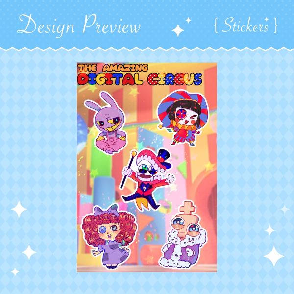 TADC -- Stickers Sheet Holo