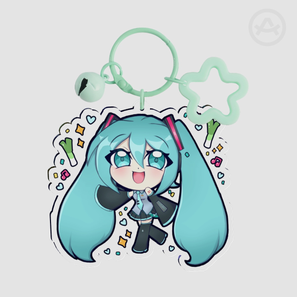 Miku Keychain Charm