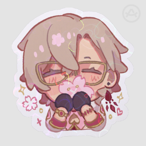 Sakura Aventurine Holographic Vinyl Sticker