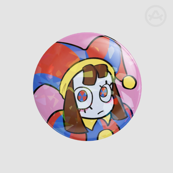 Pomni Round Badge (44mm)