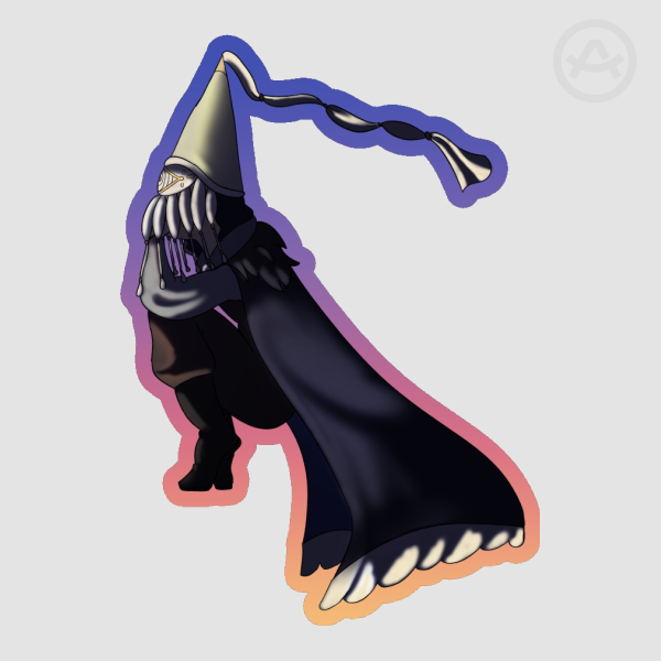 Iguin Crouching Vinyl Sticker