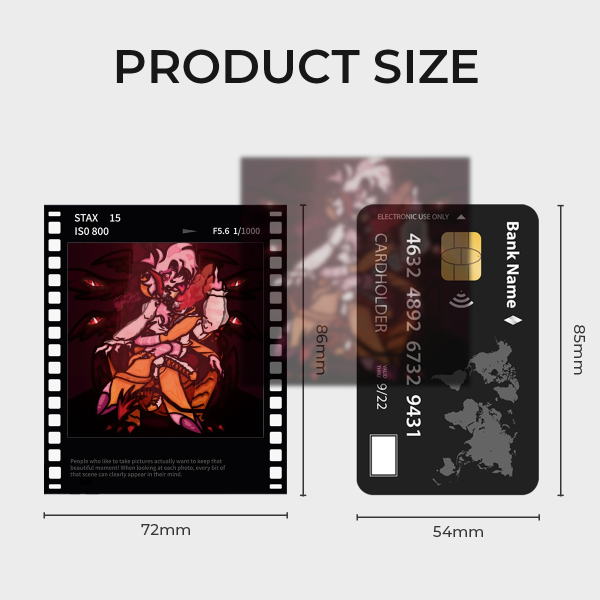 The King's Angel film polaroid photocards, Black Film