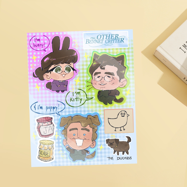 The Other Bennet Critter Sticker Sheet