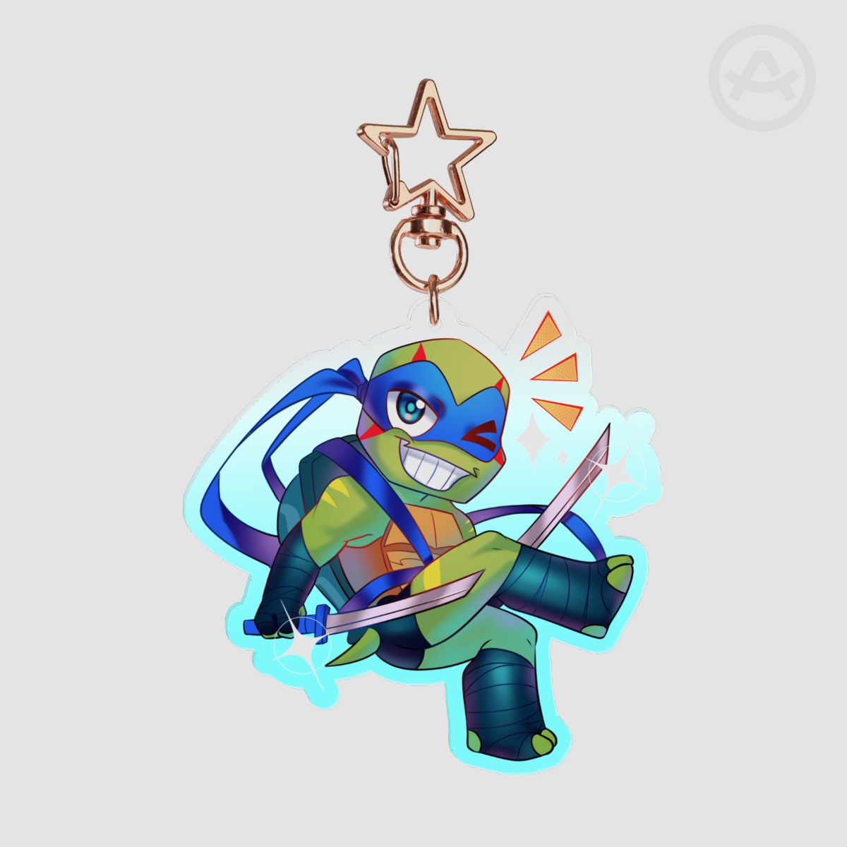 ROTTMNT- Leo Keychain