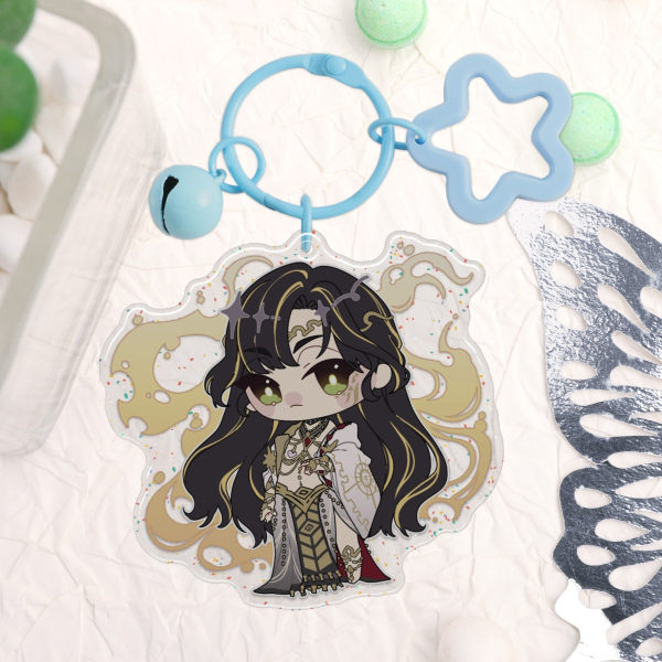 Zayne [Love and Deepspace] • Glitter Acrylic Keychains