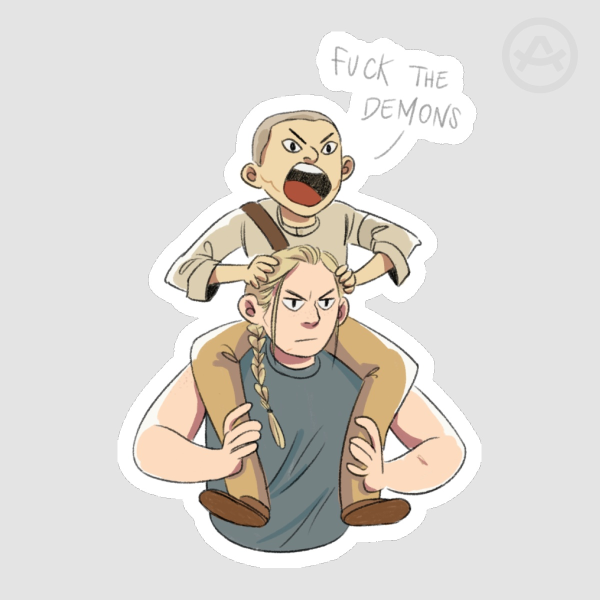 Abby and Lev - TLOU Sticker
