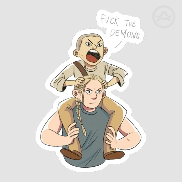 Abby and Lev - TLOU Sticker
