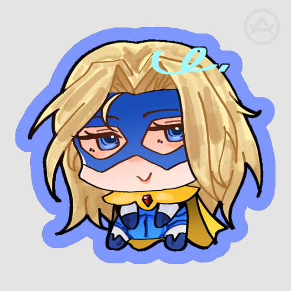 Blonde blazer Stickers