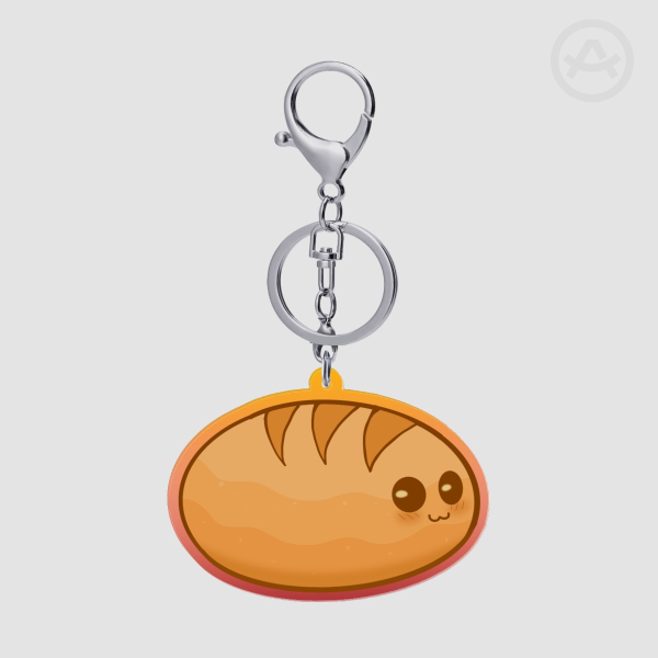 Loaf of happy bread (Acrylic Keychain)