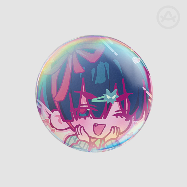 ( Ivan Chibi Bow )_( Button Pin )