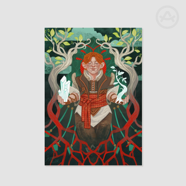 Veilguard - Lace Harding Tarot Print 8x11