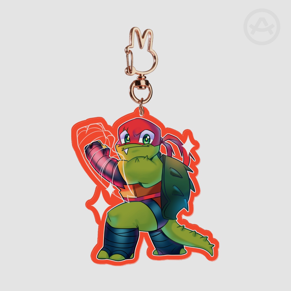 ROTTMNT- Raph Keychain