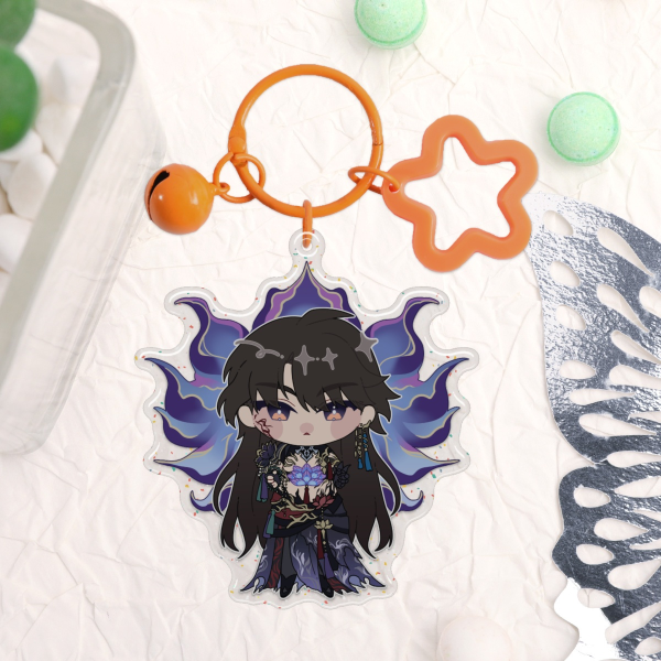 Caleb [Love and Deepspace] • Glitter Acrylic Keychains