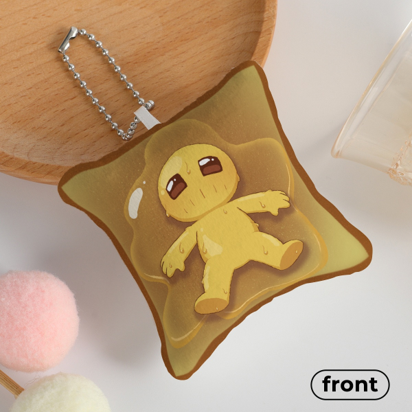 Eggyolk Mini Pillow Keychain