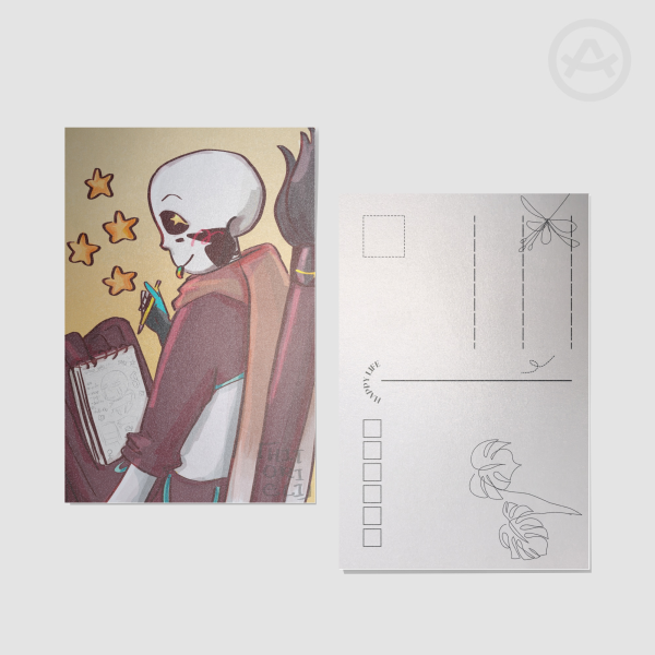 ink sans Postcard