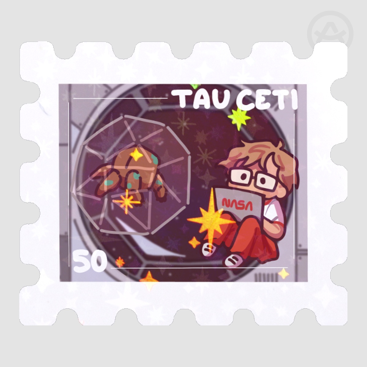 PHM Tau Ceti Stamp Sticker