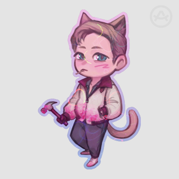 Kitty Driver Sticker