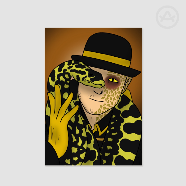 Snake Eyes A5 Print