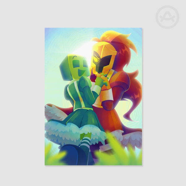 Slimeknight maid outfits poster