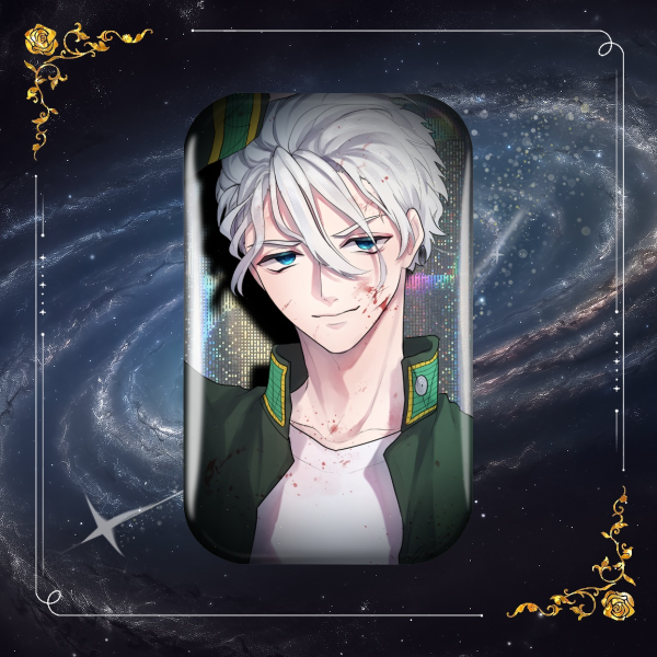 Umemiya | Holographic Rectangular Badges