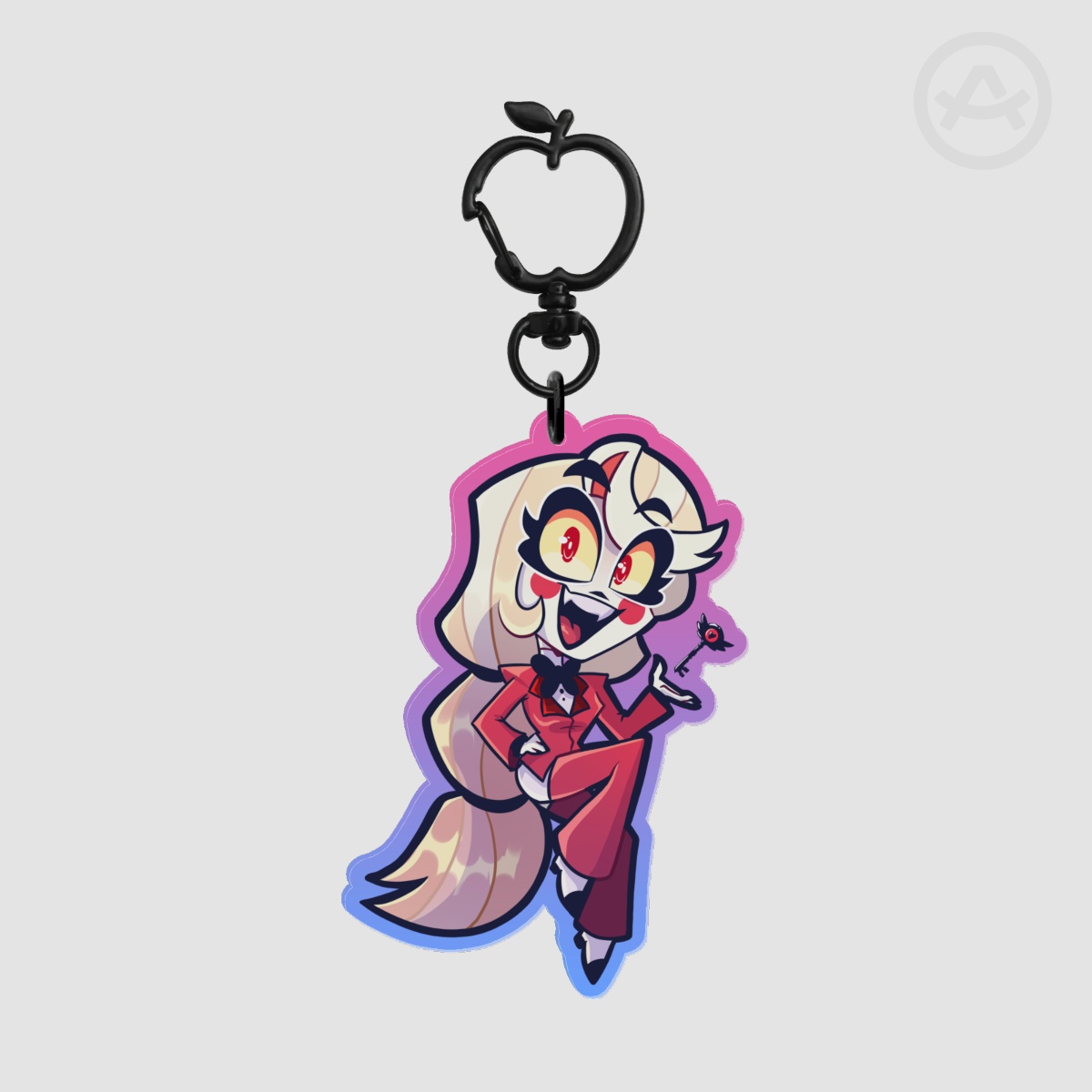 Charlie Morningstar Chibi Clear Keychain