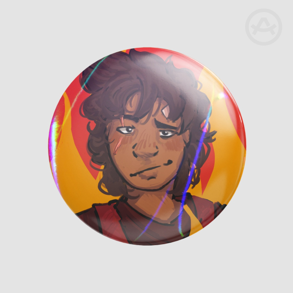 Kai Ninjago Button Pin