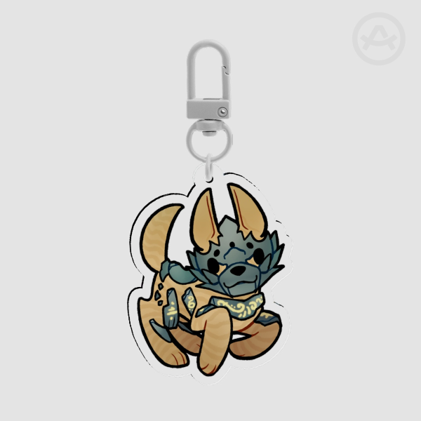 Jackal keychain
