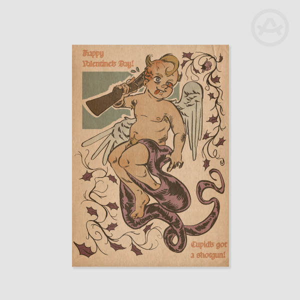Valentine's Franco Barbi Vintage Print