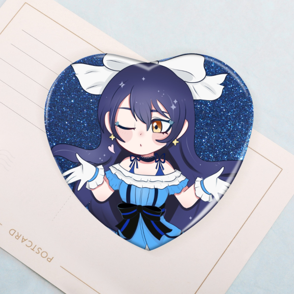 Umi Sonoda Love Live heart badge