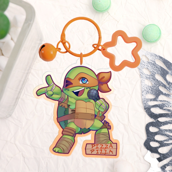 Mikey // TMNT Keychain