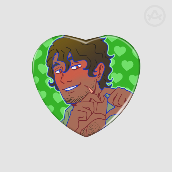Strade Heart Shape Holographic Badges