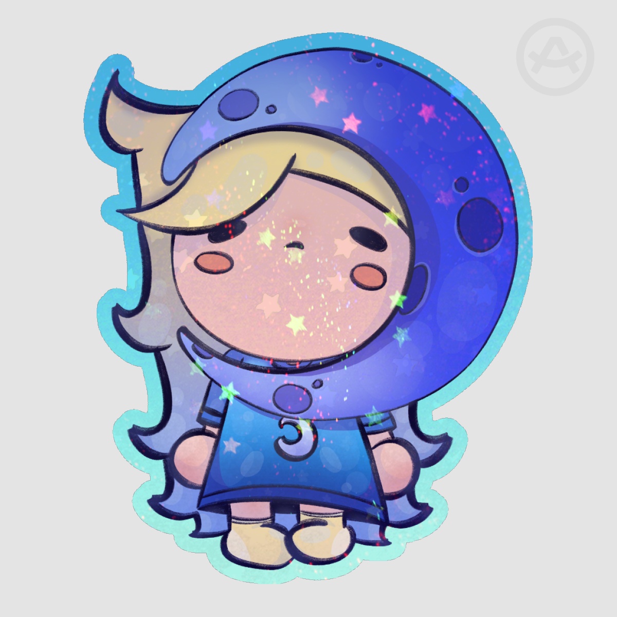 Moon Goober Sticker