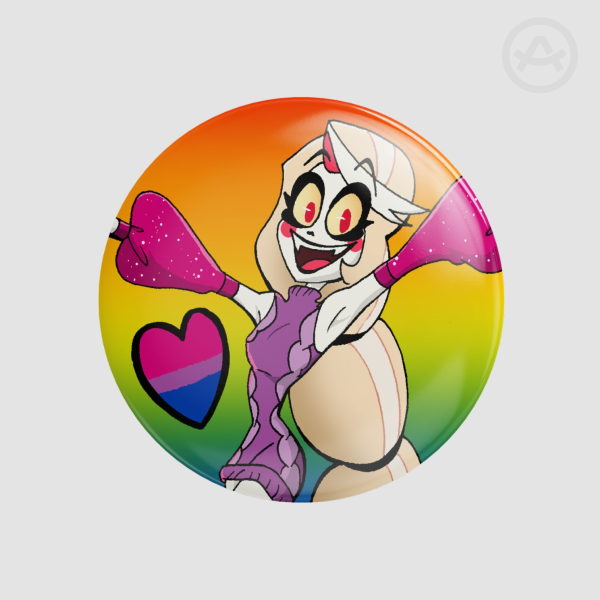 Hellaverse Pride Month Round Badges (Button Pins)