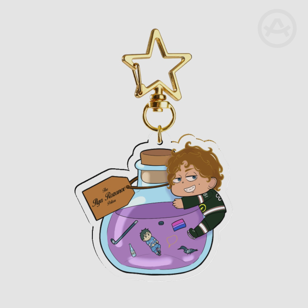 Ilya Rozanov 5cm Clear Acrylic Keychains