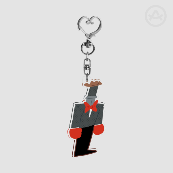 Cowboy Hat Mike Keychain