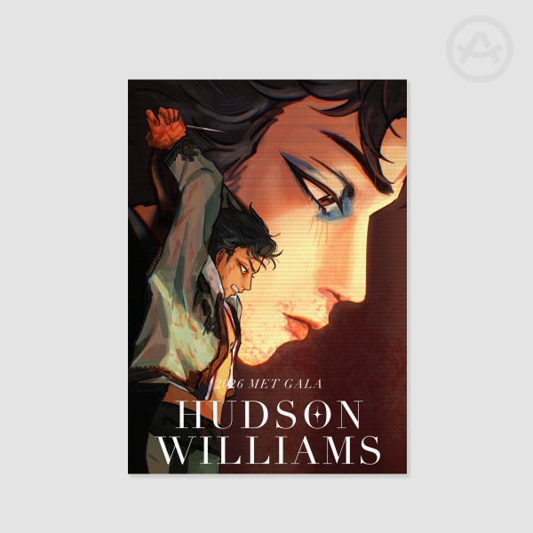 Hudson Williams Met Gala A4 Print