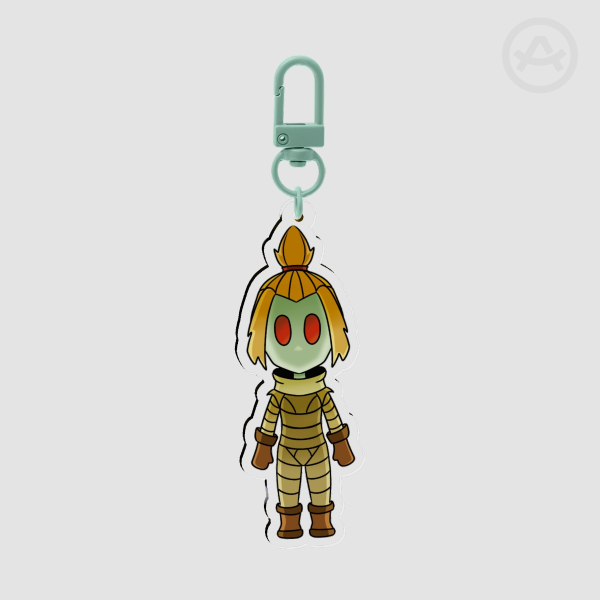 Mel Gaslight District Clear Acrylic Keychain