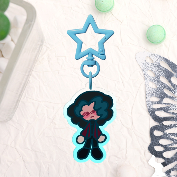 Chibi Cyrus [OLD?] (Clear Acrylic Keychains)