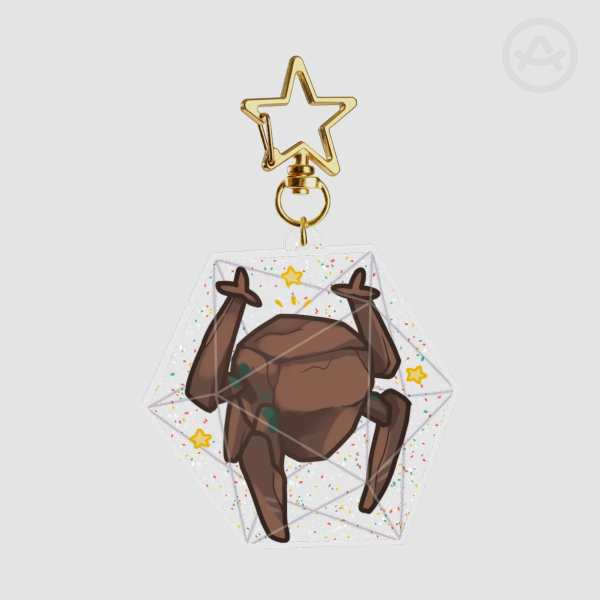 Rocky Amaze Glitter Acrylic Keychain 6cm | Project Hail Mary