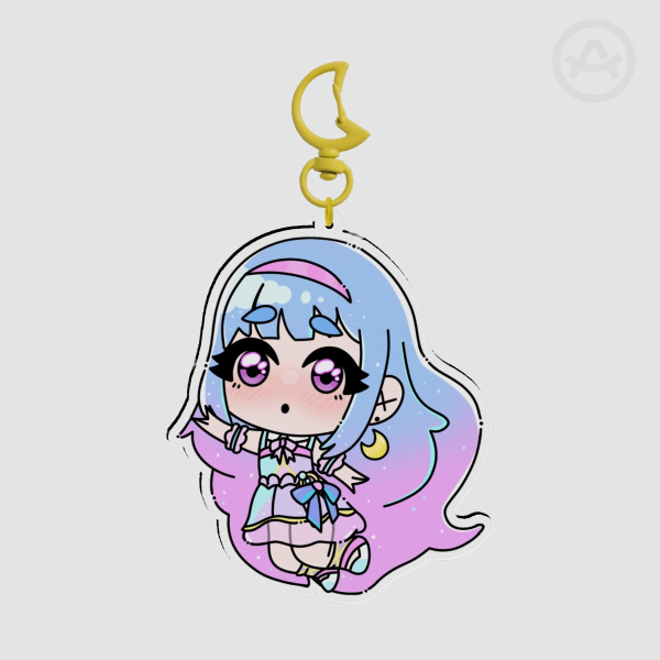 Lulu magical sisters luluttolilly acrylic keychain