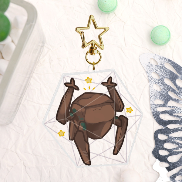 Rocky Amaze Clear Acrylic Keychain 6cm | Project Hail Mary